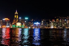 Hong Kong light show