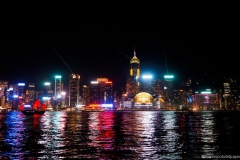 Hong Kong light show